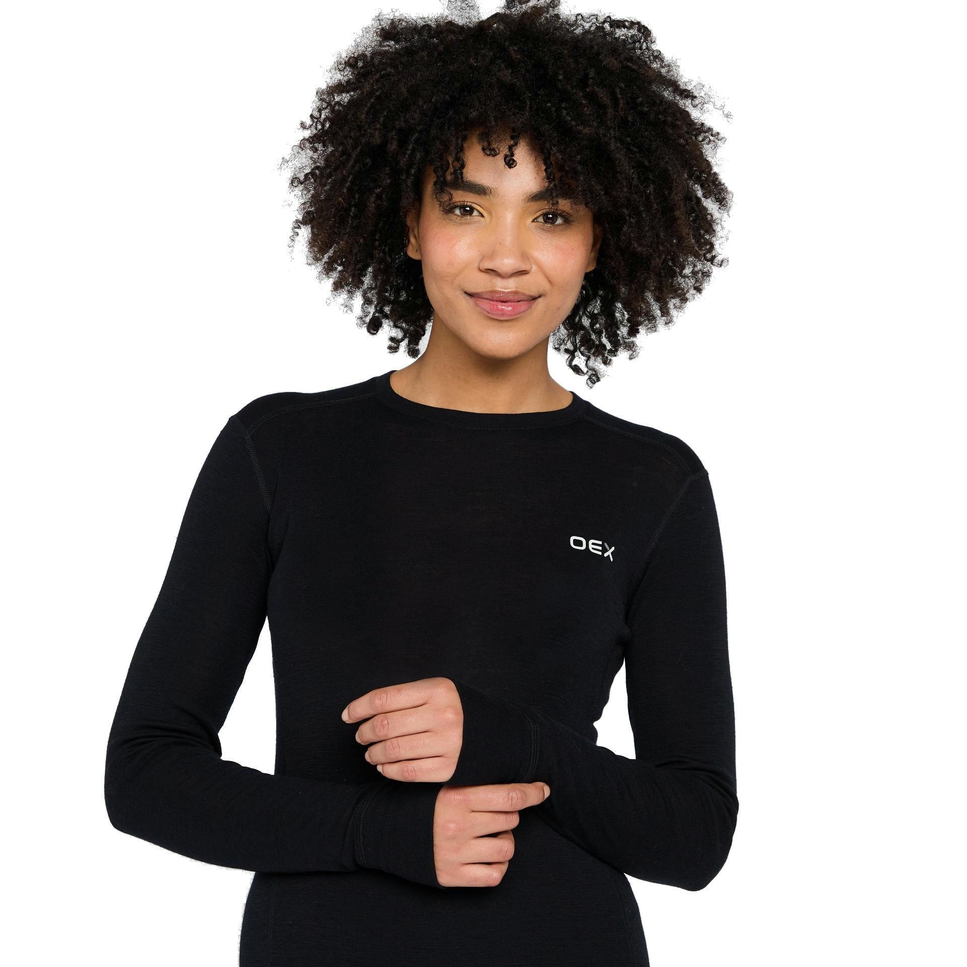 Women's Kelso Merino Long-Sleeve Base Layer - Black