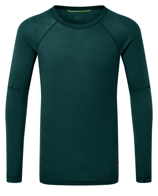 Men's Boulder 125 Crew Long Sleeve Crew - Green