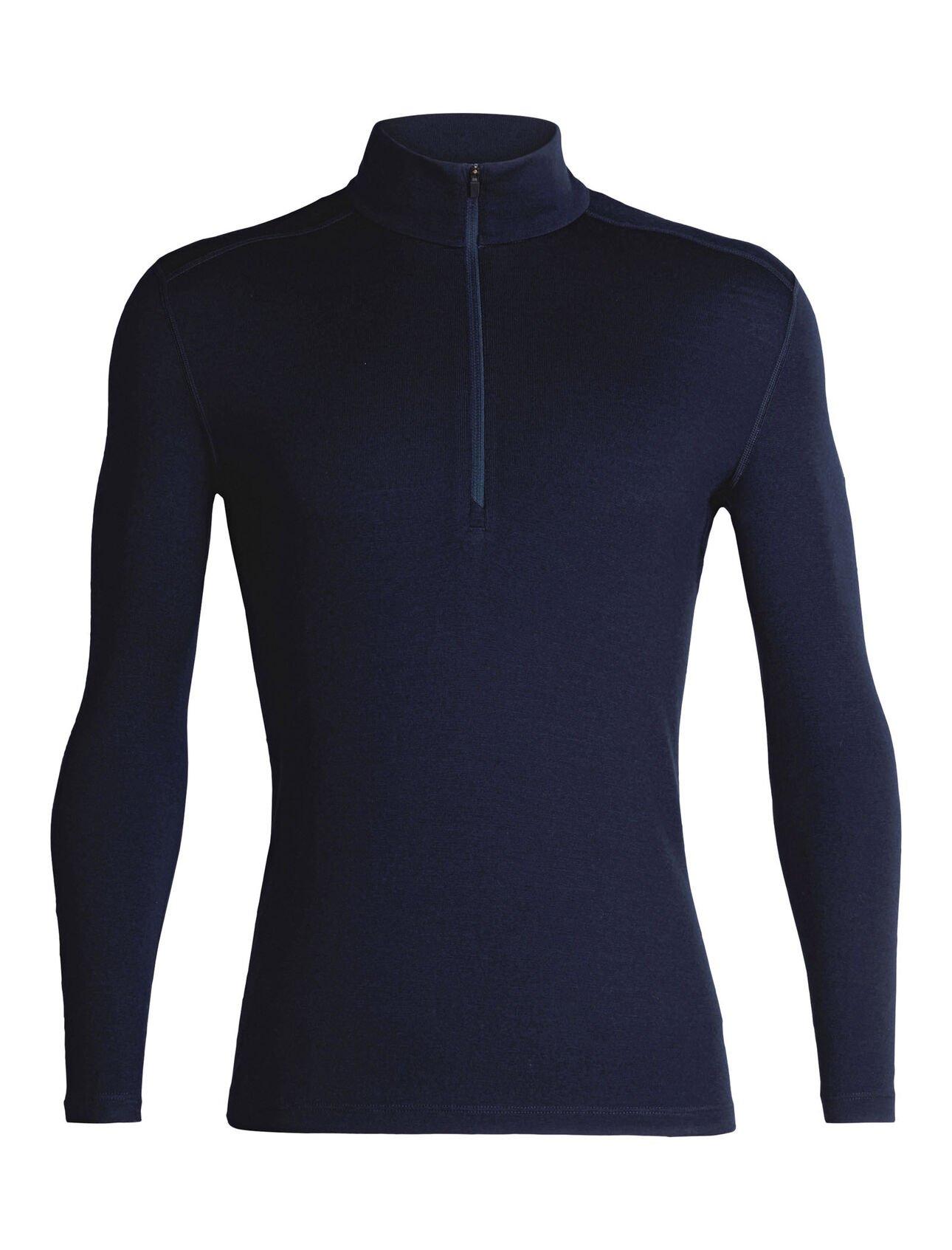 Men's Merino 260 Half Zip Thermal Top - Blue