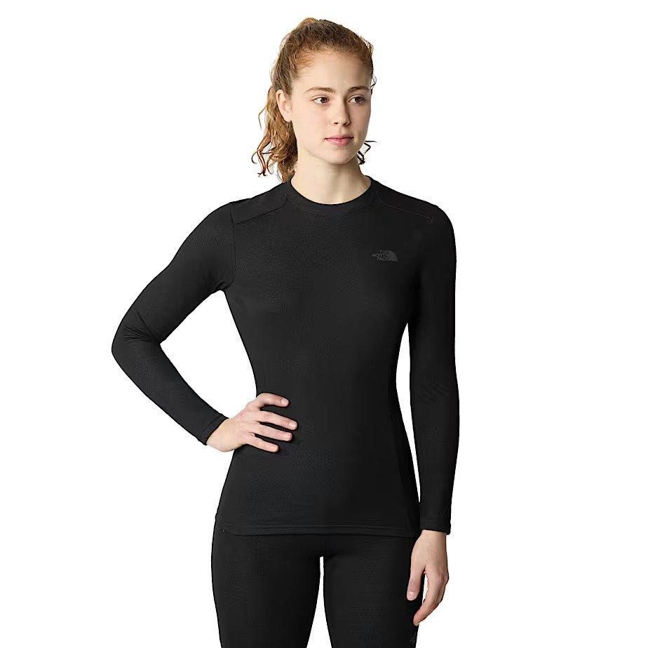 Women's Easy Long Sleeve Crew - Black