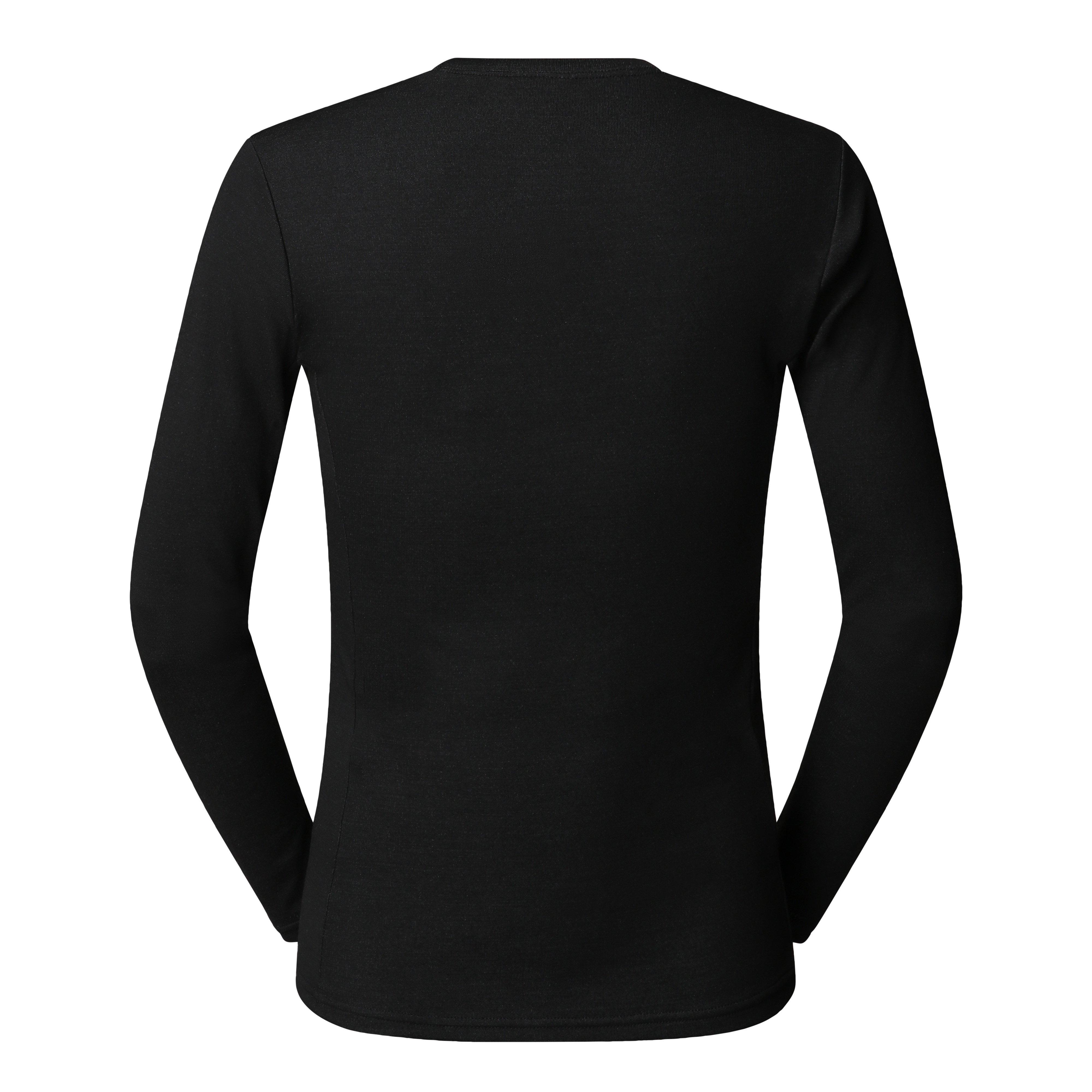 Men's Easy Long Sleeve Crew - Black