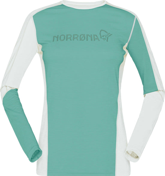 Women's Falketind Equaliser Merino Round Neck - Malachite Green