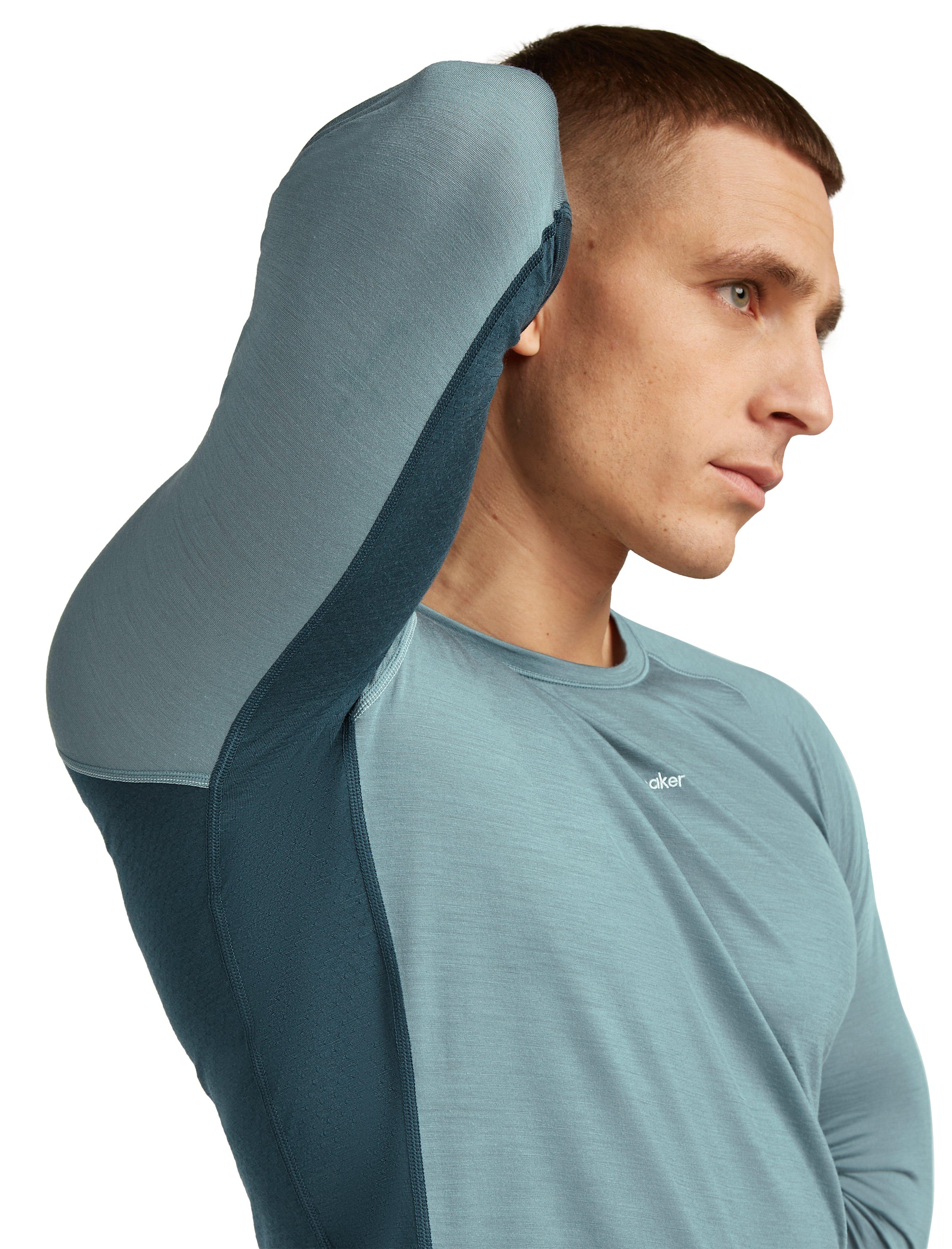 Men's Merino Blend 125 ZoneKnit Long-Sleeve T-Shirt - Blue