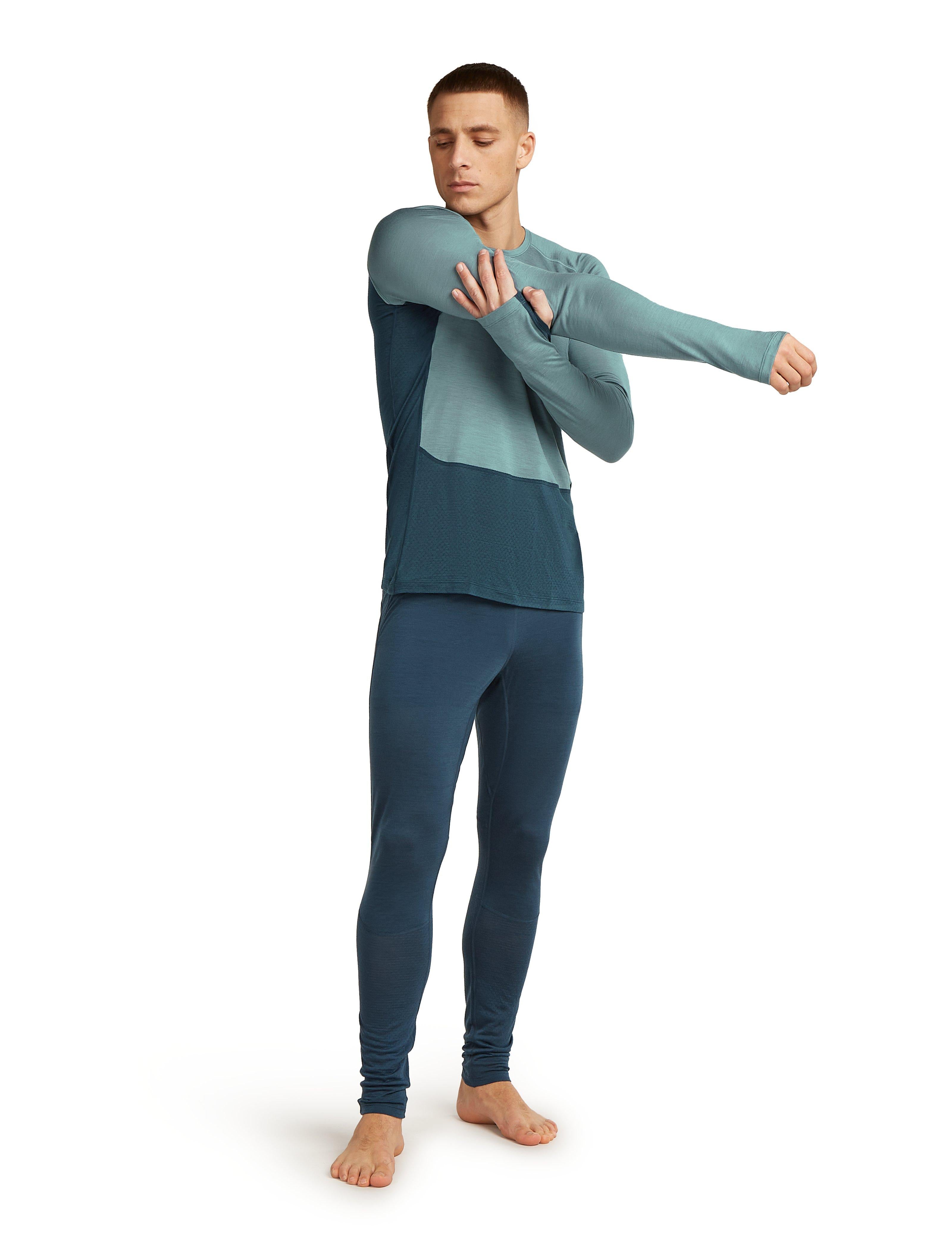 Men's Merino Blend 125 ZoneKnit Long-Sleeve T-Shirt - Blue