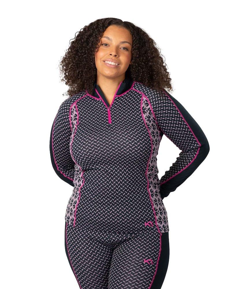 Women's Lekker 1/2 Zip Base Layer Top - Navy