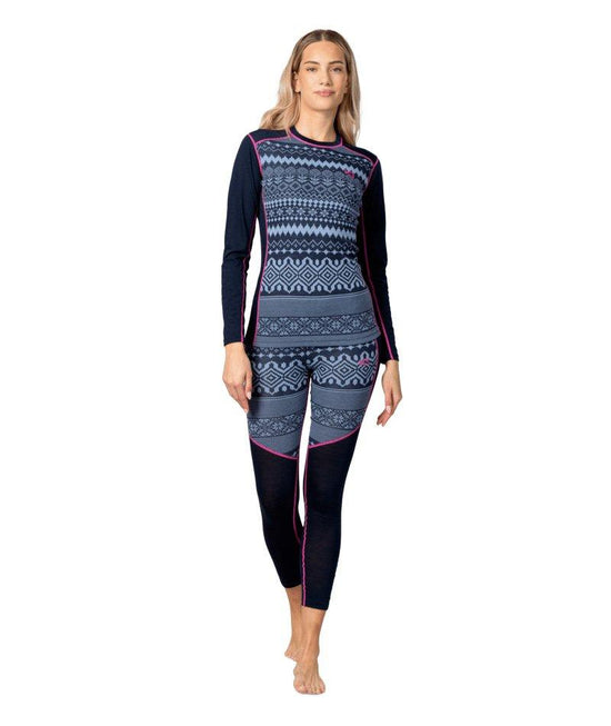 Women's Live Long-Sleeve Base Layer Top - Navy