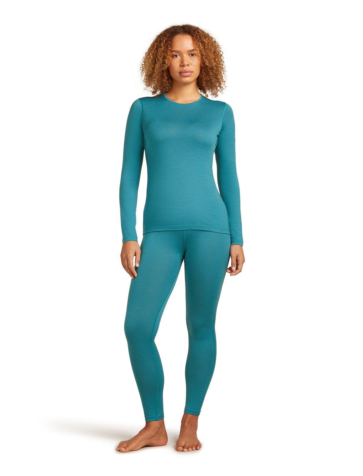 Women's 200 Oasis Long-Sleeve Crewe Thermal Top - Blue