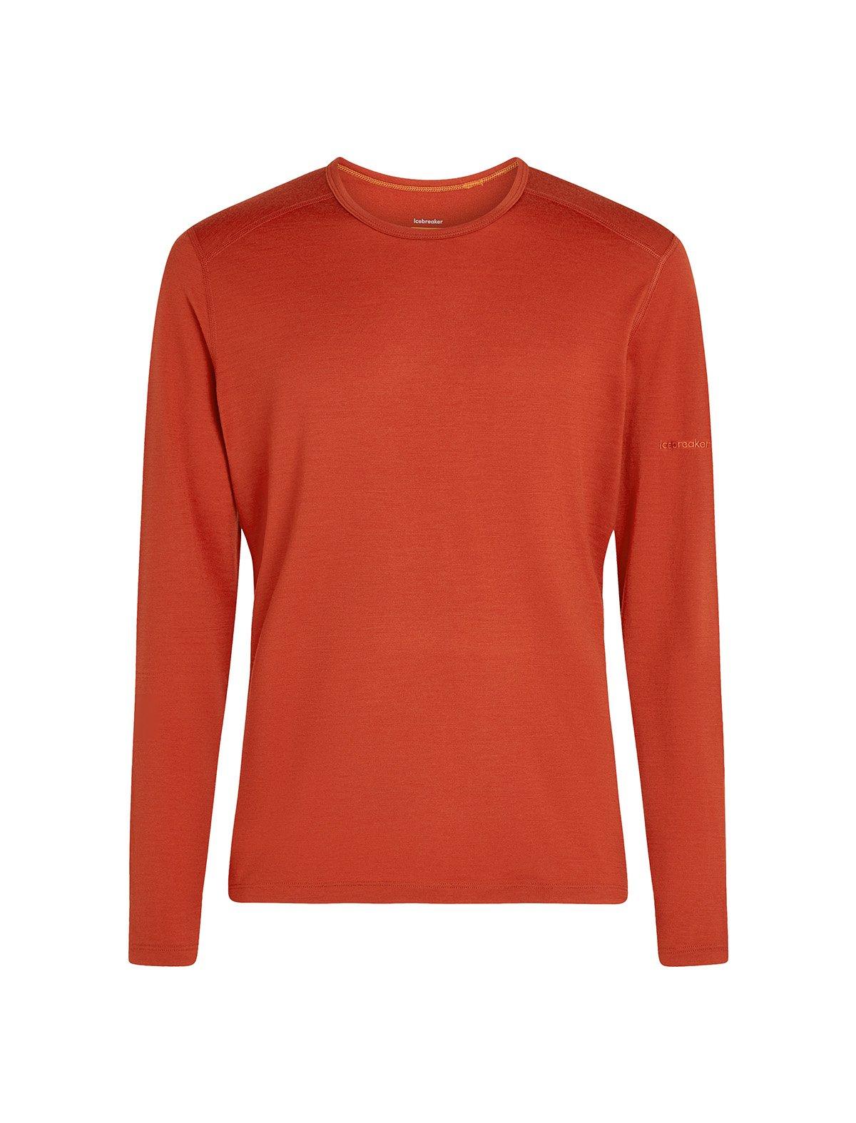 Men's 200 Oasis Long-Sleeve Crewe Thermal Top - Red