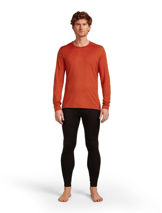 Men's 200 Oasis Long-Sleeve Crewe Thermal Top - Red