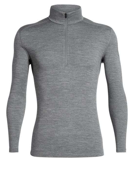 Men's Merino 260 Tech Long Sleeve Half Zip Thermal Top - Gritstone Heather