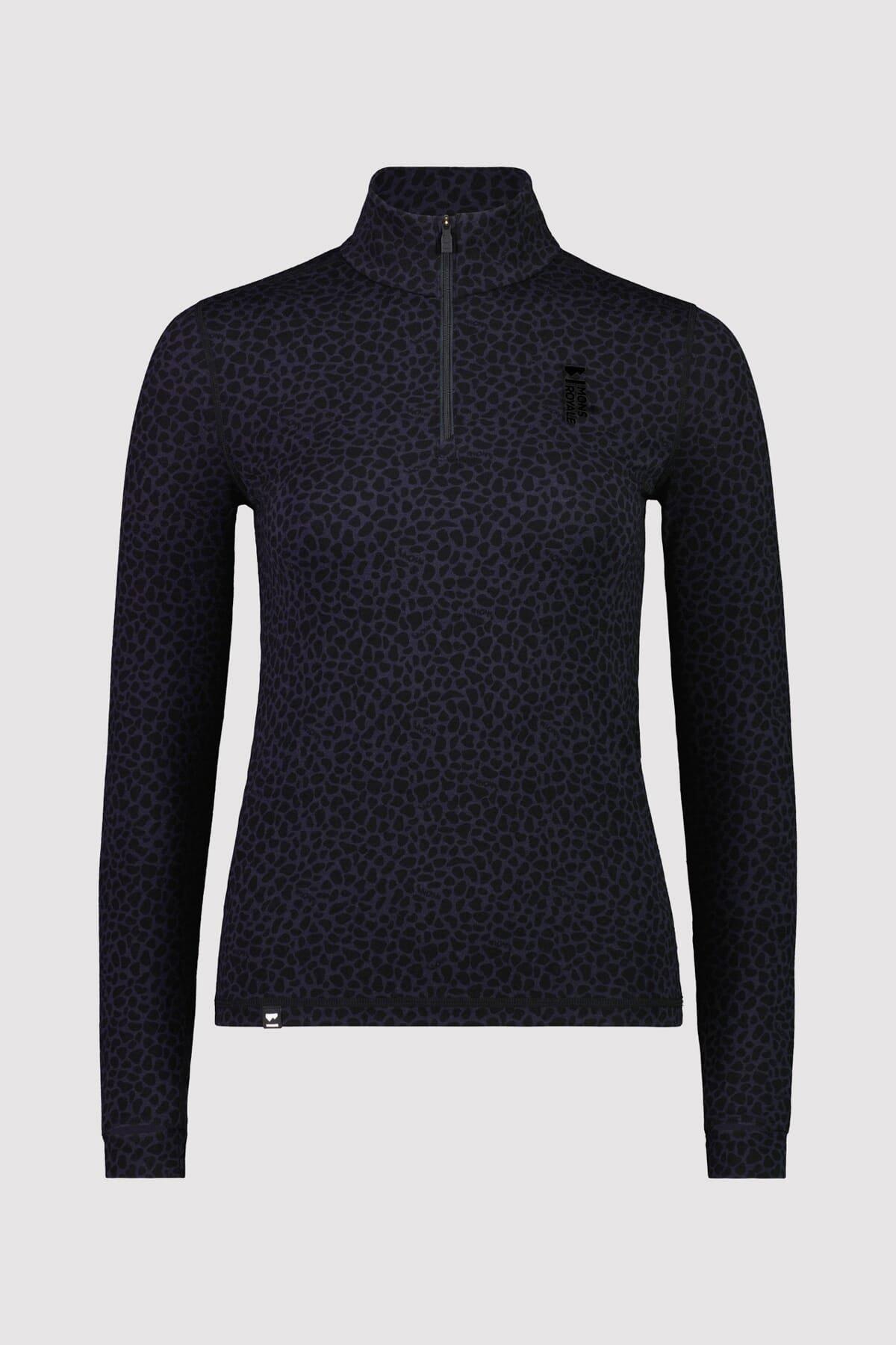 Women's Cascade Merino Flex 200 1/4 Zip - Arctic Leopard