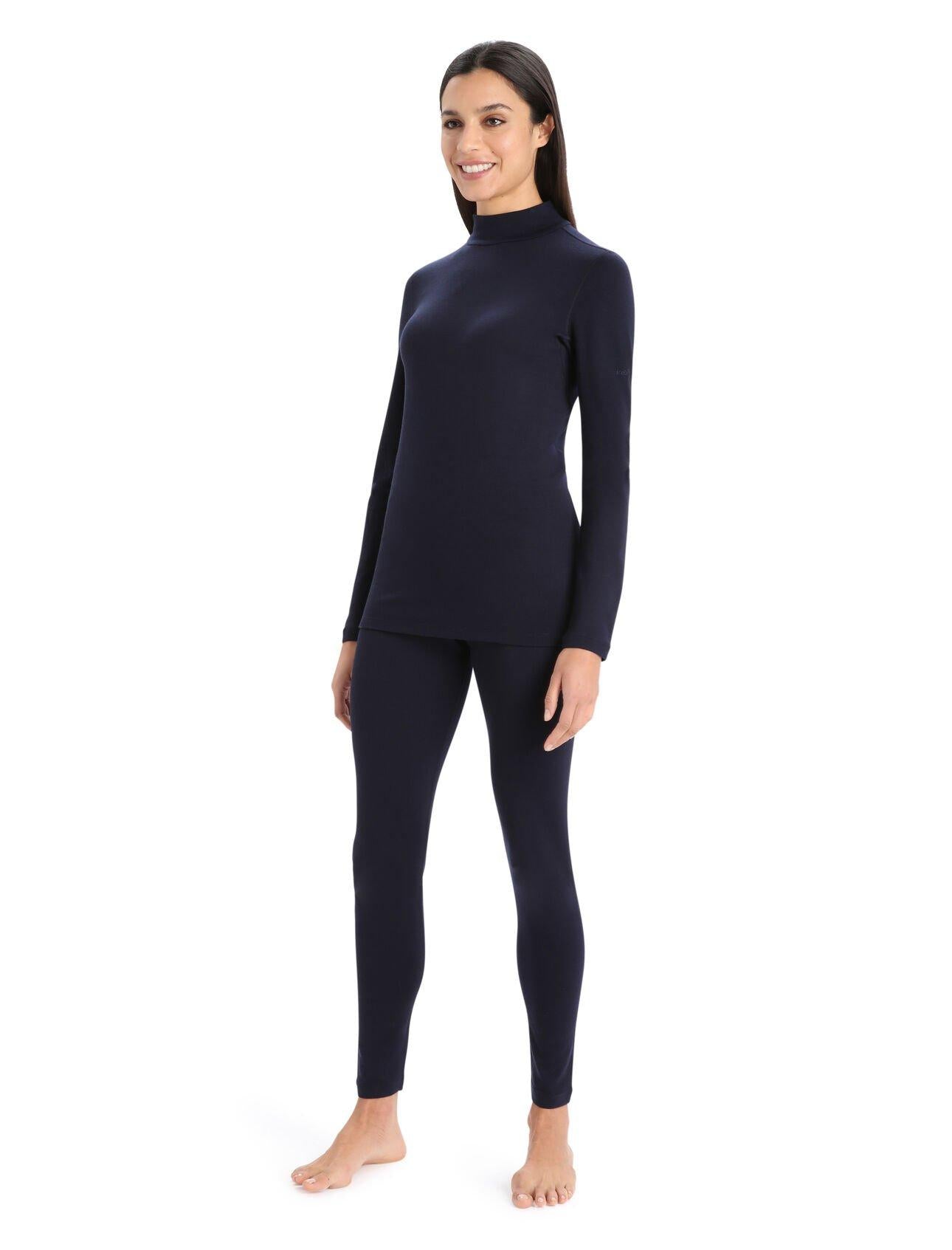 Women's 260 Tech LS Turtleneck - Black