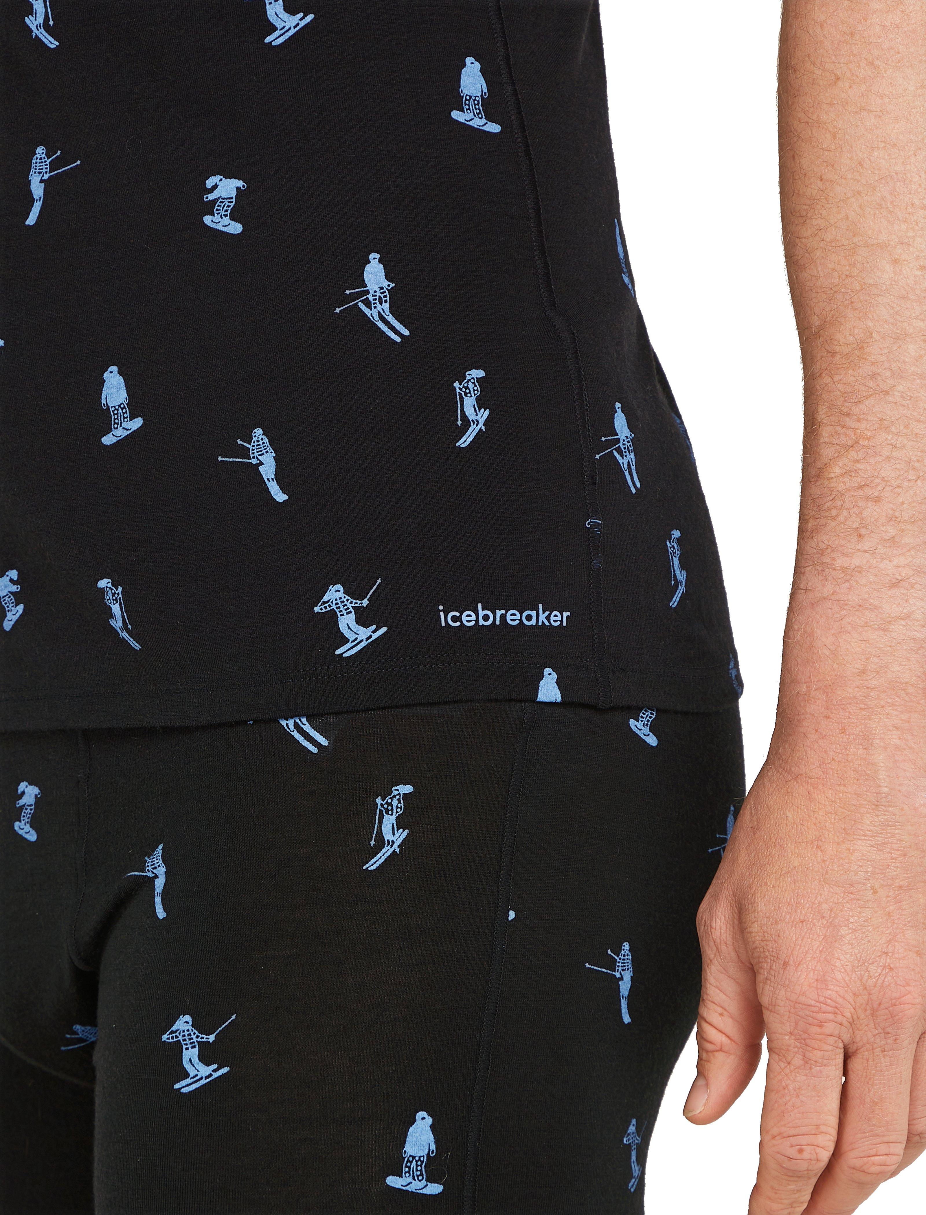 Men's 150 Anatomica Short-Sleeve Base Layer Top - Ski Day / Black