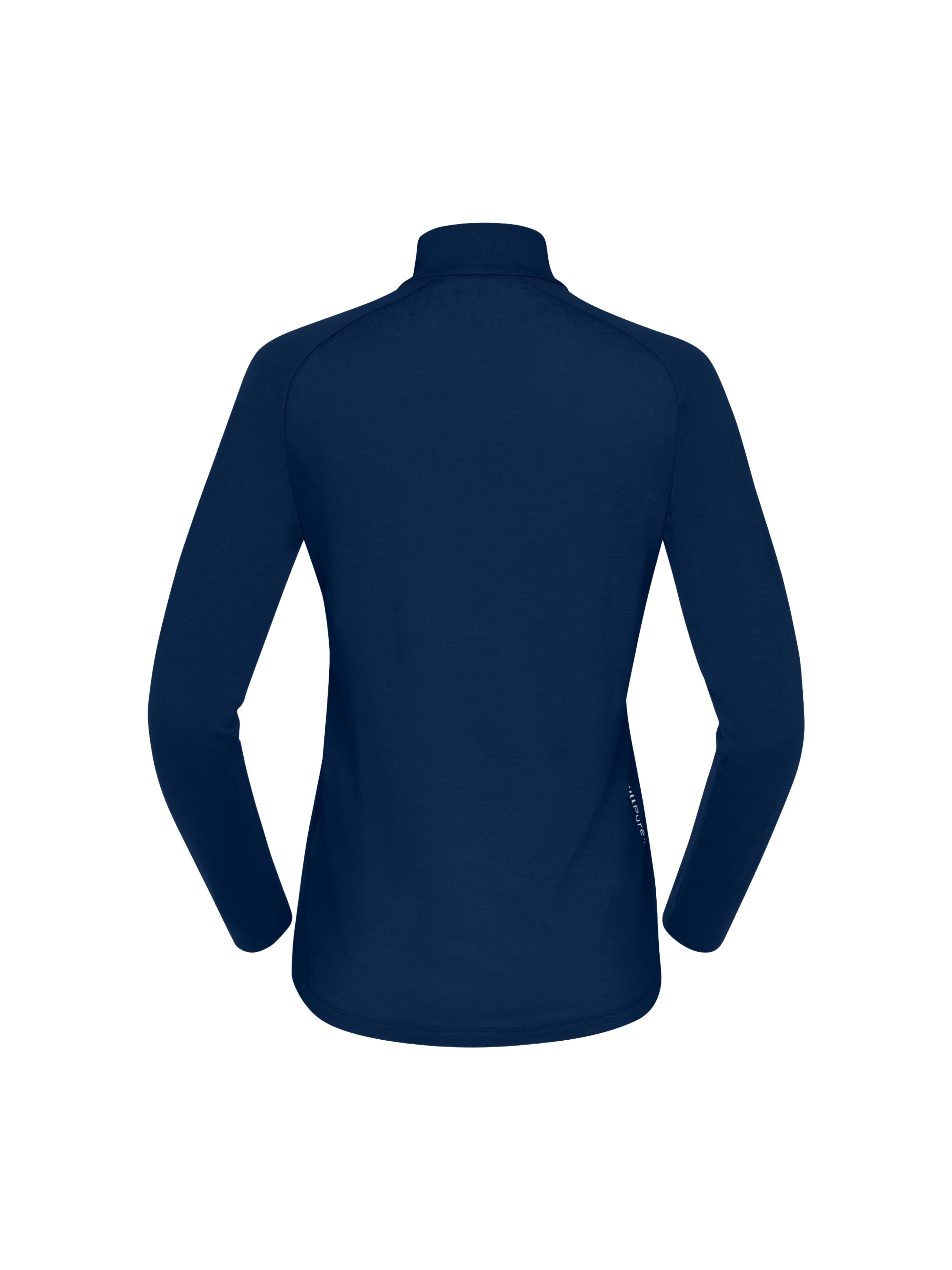 Women's Femund PureUll Zip Neck - Indigo Night