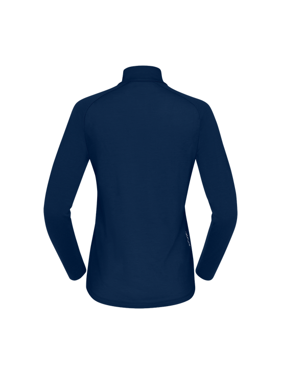Women's Femund PureUll Zip Neck - Indigo Night