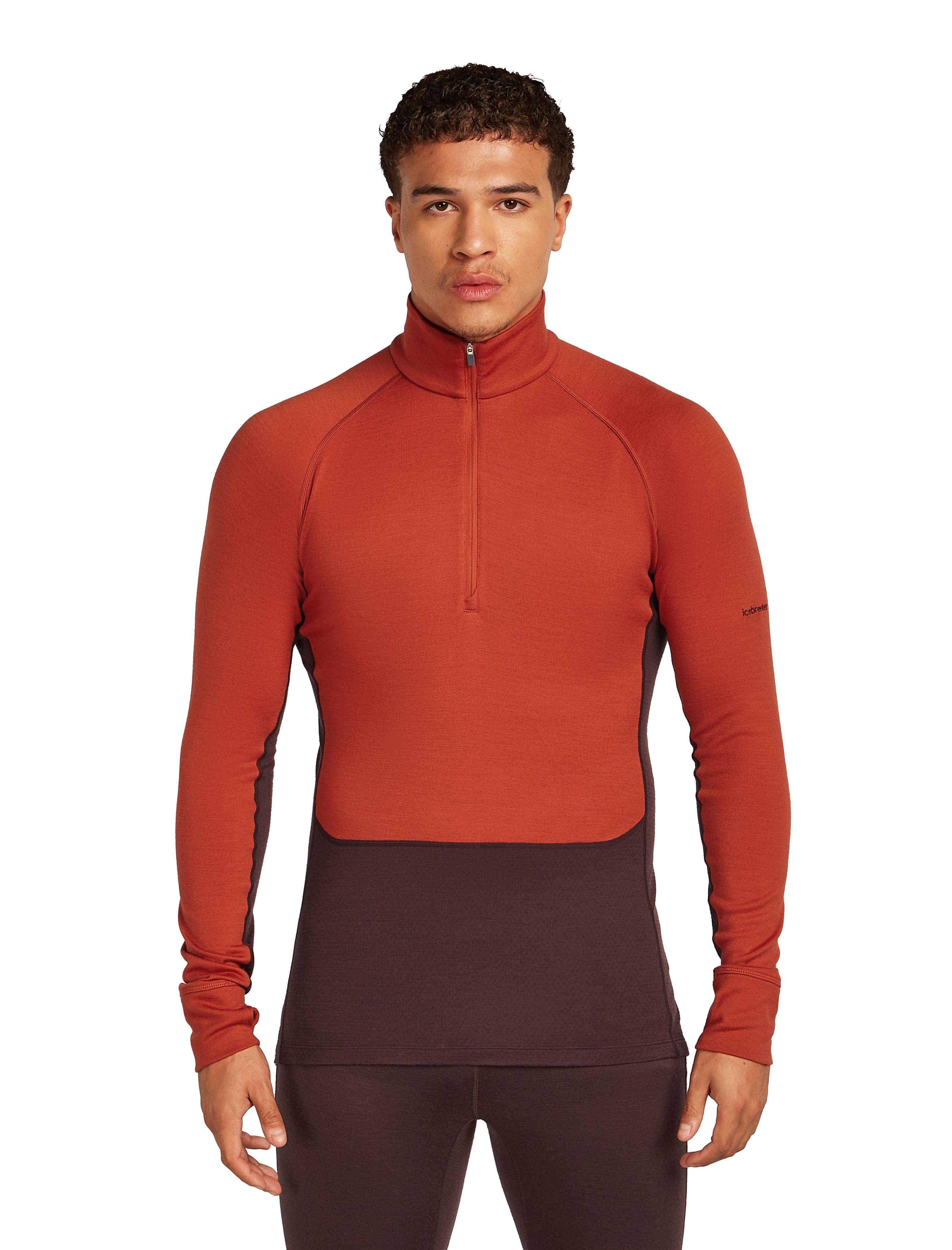 Men's 260 Zoneknit Long Sleeve Half Zip - Red