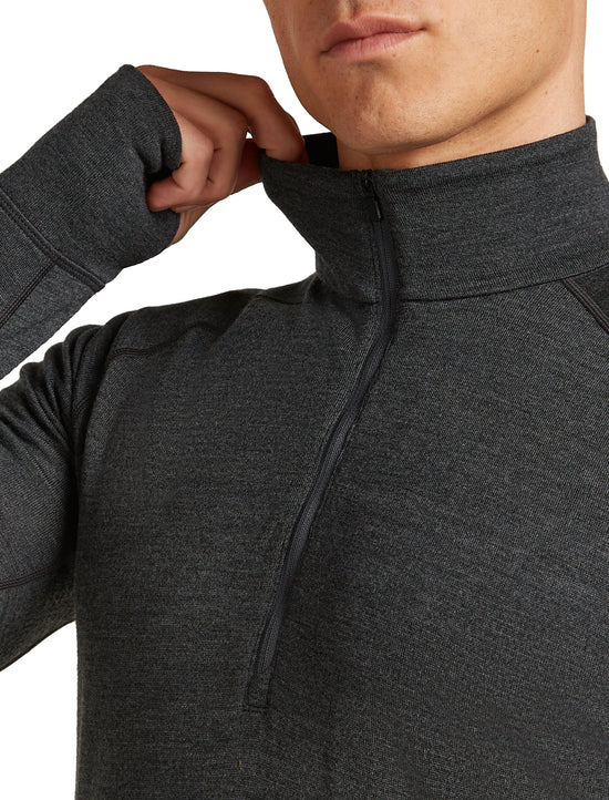 Men's 260 Zoneknit Long Sleeve Half Zip - Grey