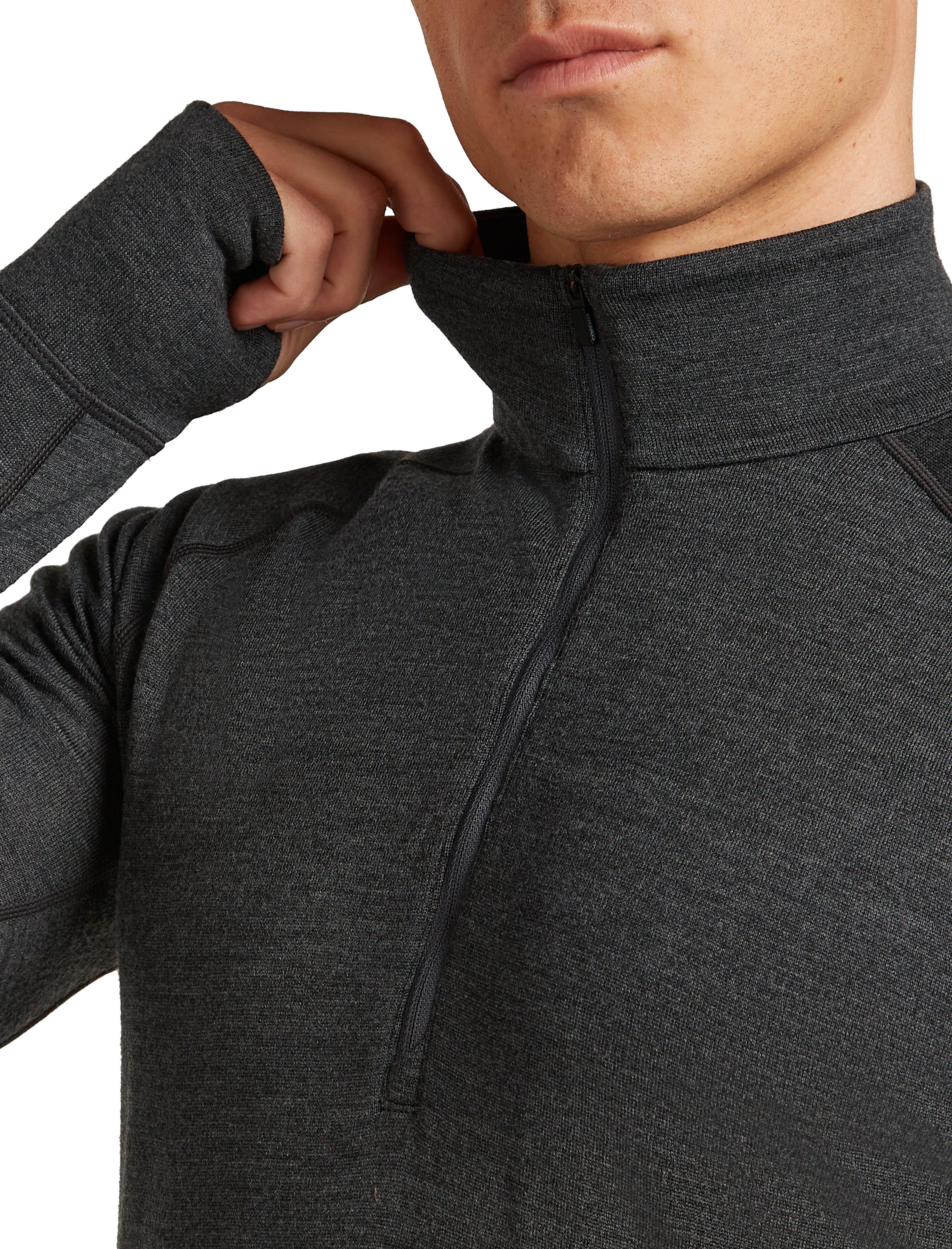 Men's 260 Zoneknit Long Sleeve Half Zip - Grey