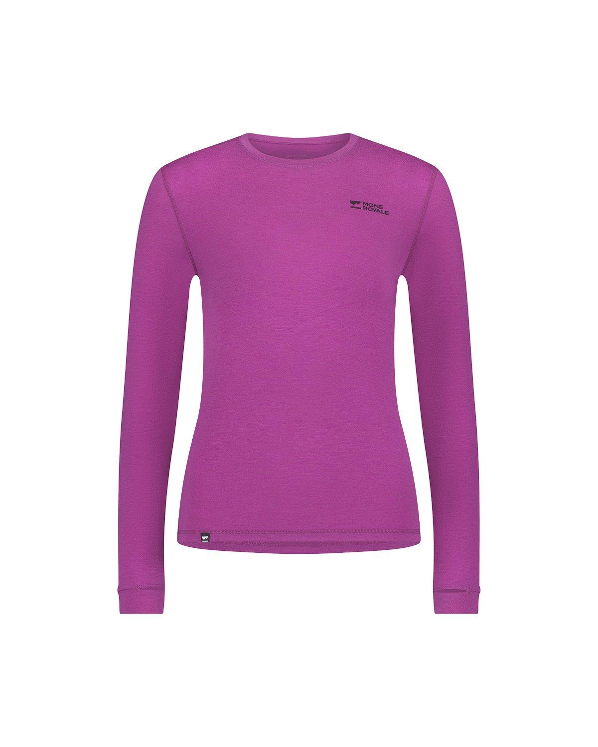Women's Cascade 200 Merino Long-Sleeve Base Layer Top - Purple