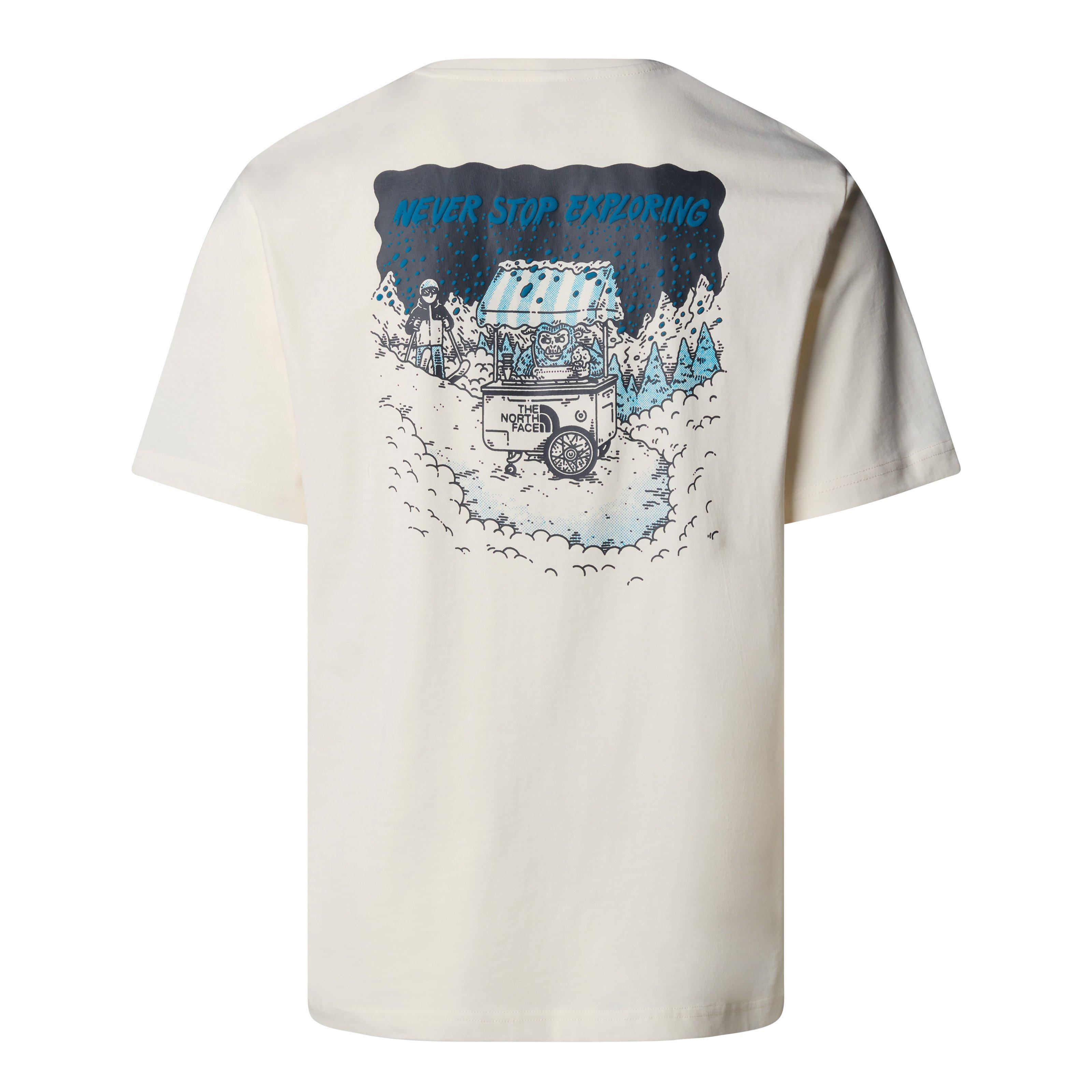 Unisex Powder Days Short Sleeve T-Shirt - White