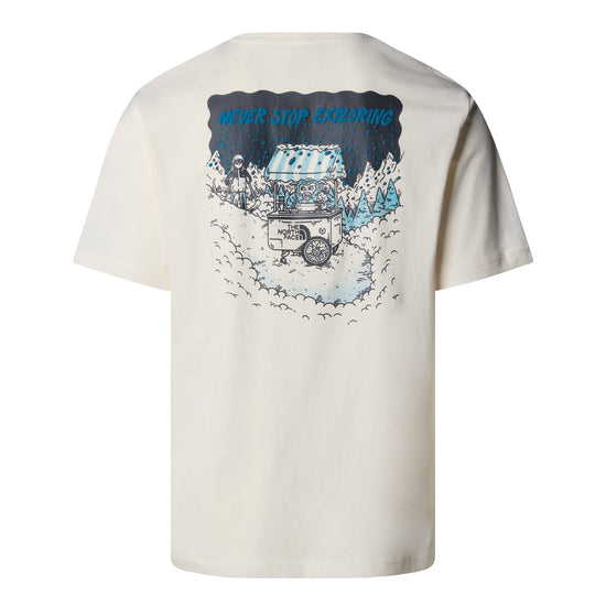 Unisex Powder Days Short Sleeve T-Shirt - White