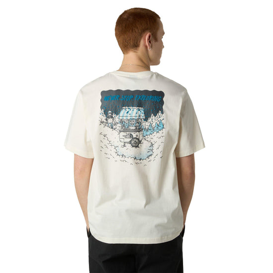 Unisex Powder Days Short Sleeve T-Shirt - White