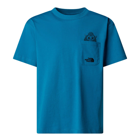 Kids' Sports Pocket Oversized T-Shirt - Blue