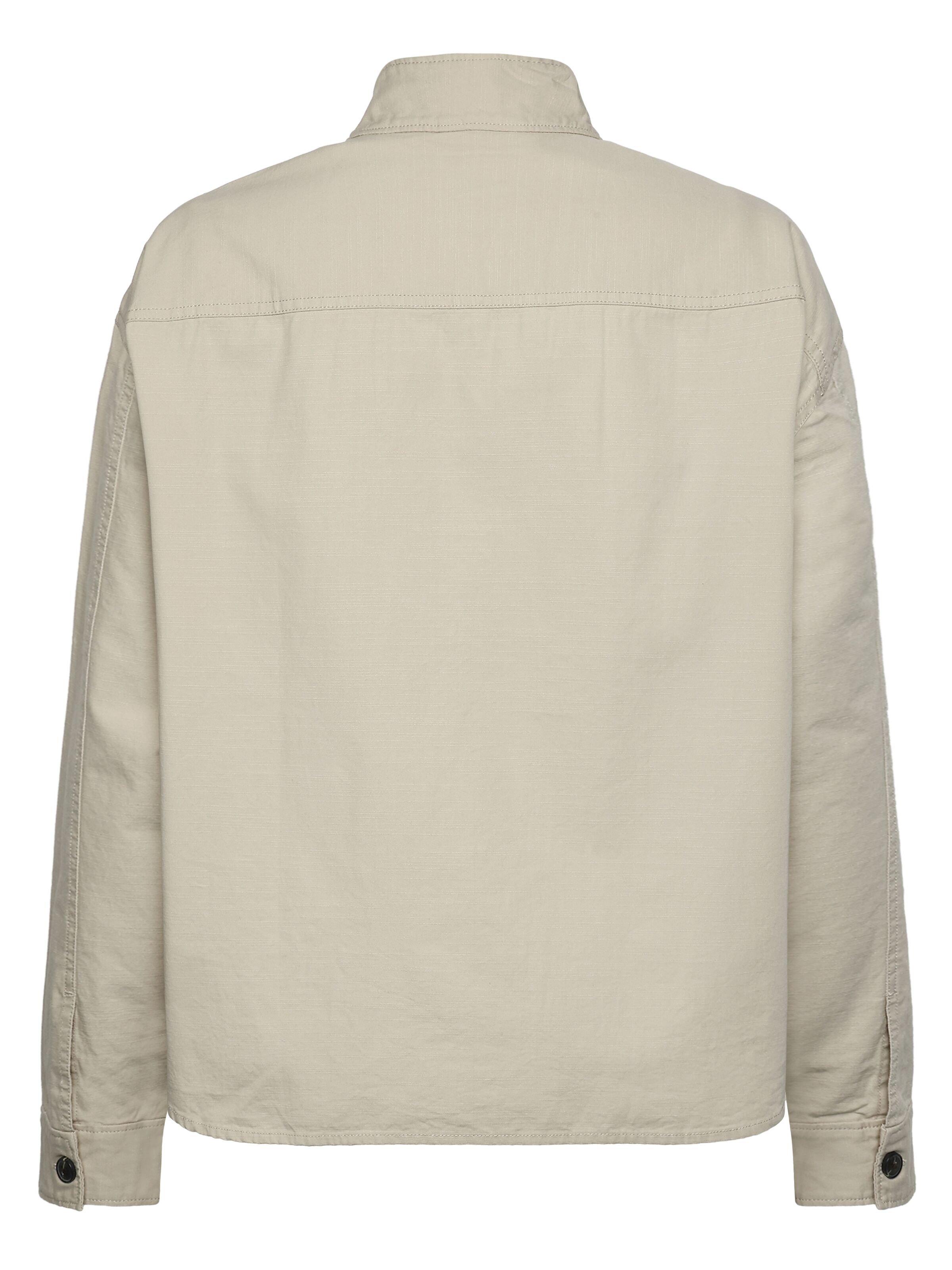Women's Versatile Slub Overshirt - Cream