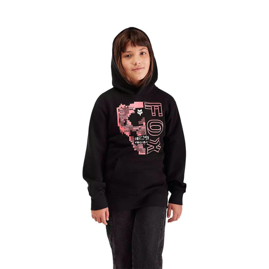 Kids' Image Skull Pullover Hoodie - Black