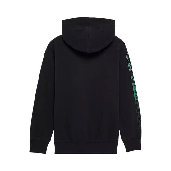 Kids' Blur Fleece Pullover Hoodie - Black