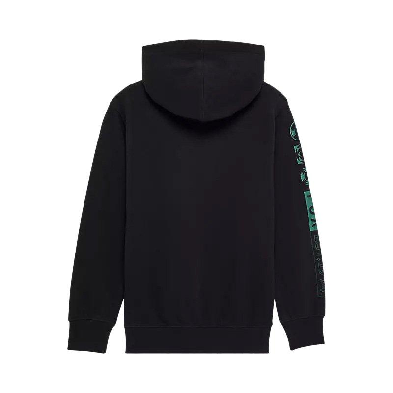 Kids' Blur Fleece Pullover Hoodie - Black