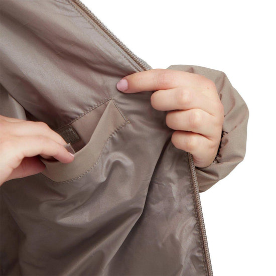 Women's Rose Baffle Jacket - Cream