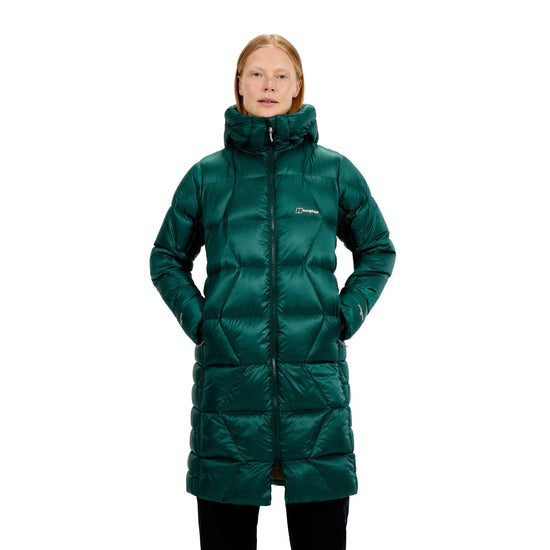 Women's Explorer Long Down Jacket - Green
