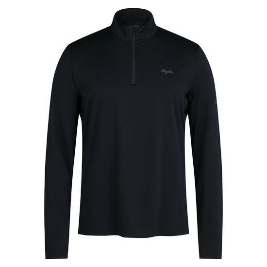 Men's Active Knit Long-Sleeve 1/2 Zip - Black