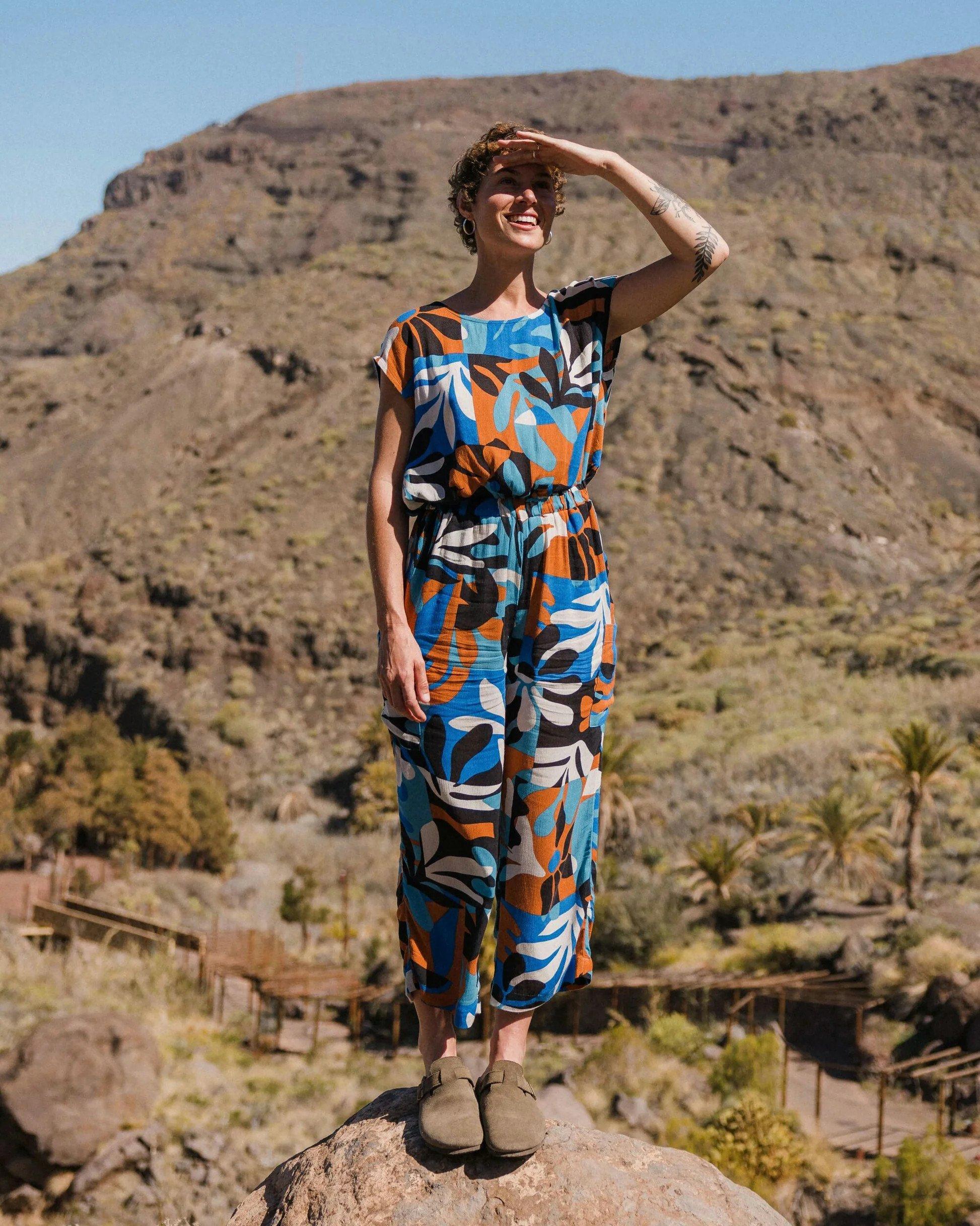 Women's Thimbleberry Jumpsuit - Blue