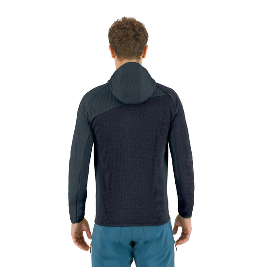 Men's Averau Full Zip Hoodie Fleece - Navy