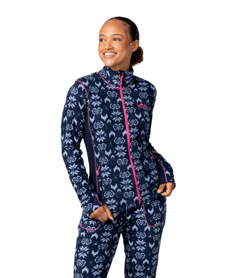 Women's Olga Full Zip Fleece - Navy