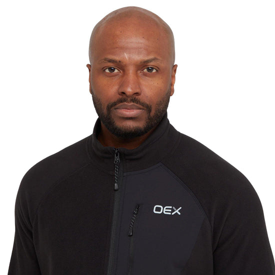 Men's Braewick Full Zip Fleece - Black