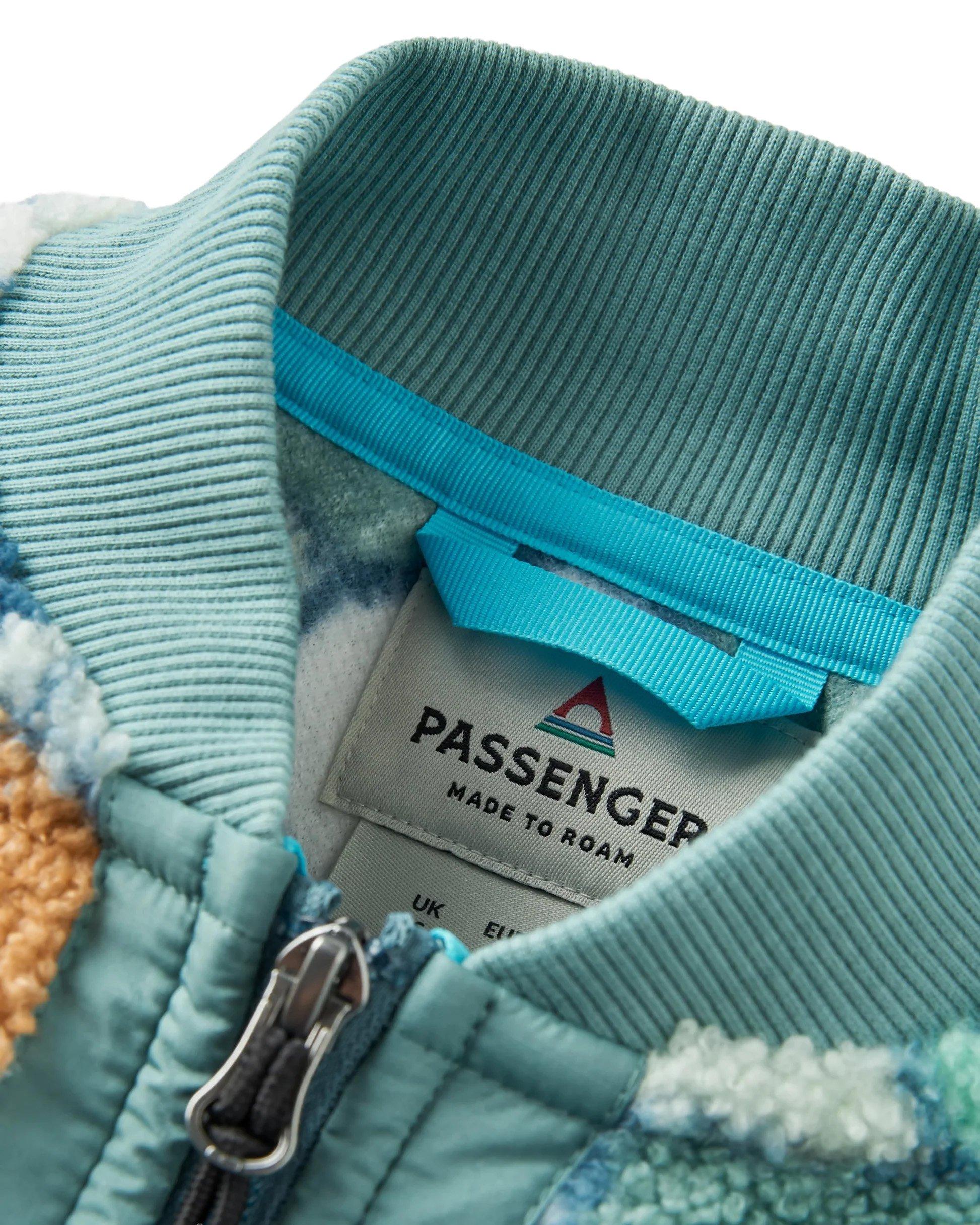 Women's Lucia Full Zip Fleece - Blue / Orange