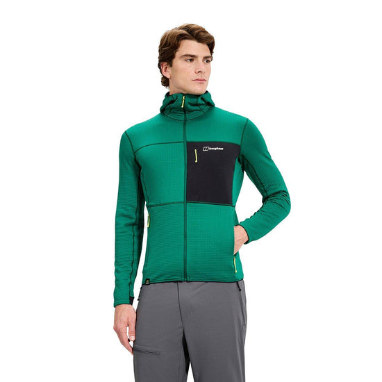 Men's Ridge-Hiker Hooded Jacket - Green / Black