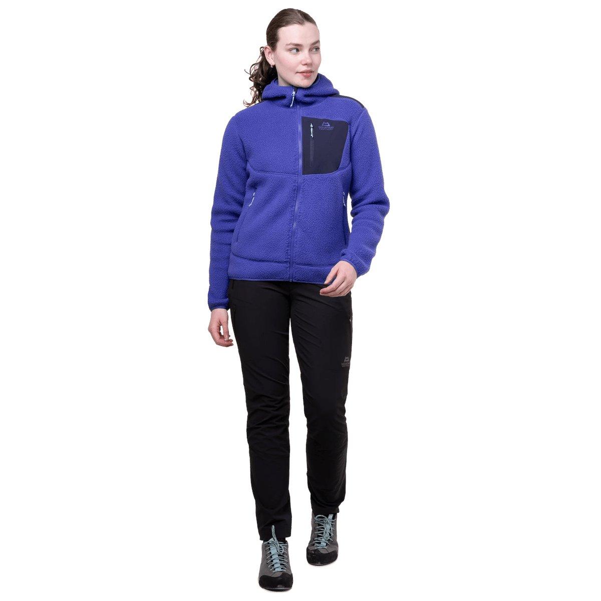 Women's Highpile Hooded Jacket - Purple