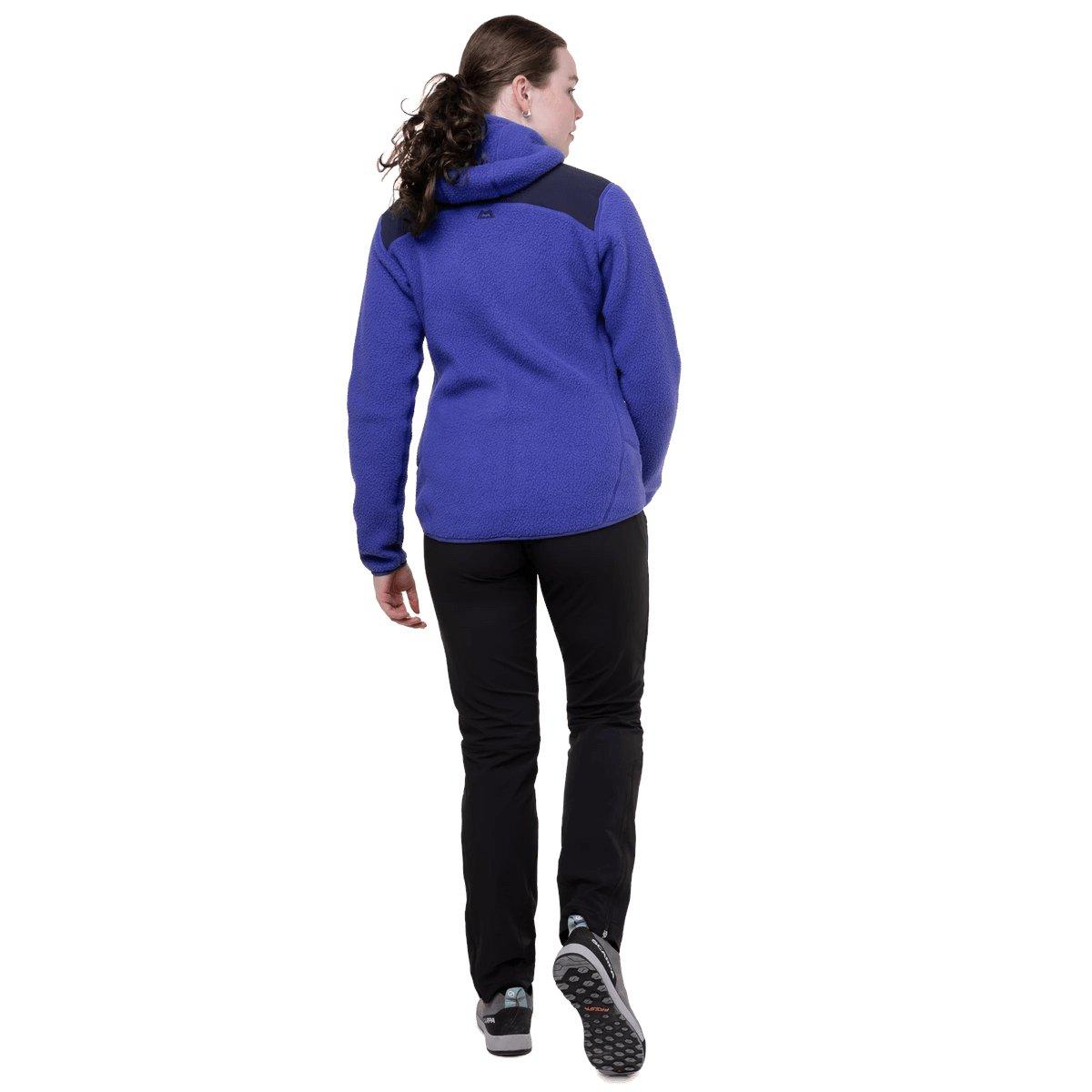 Women's Highpile Hooded Jacket - Purple