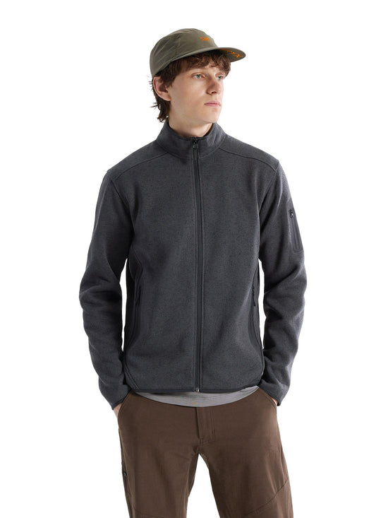 Men's Covert Cardigan - Black Heather II