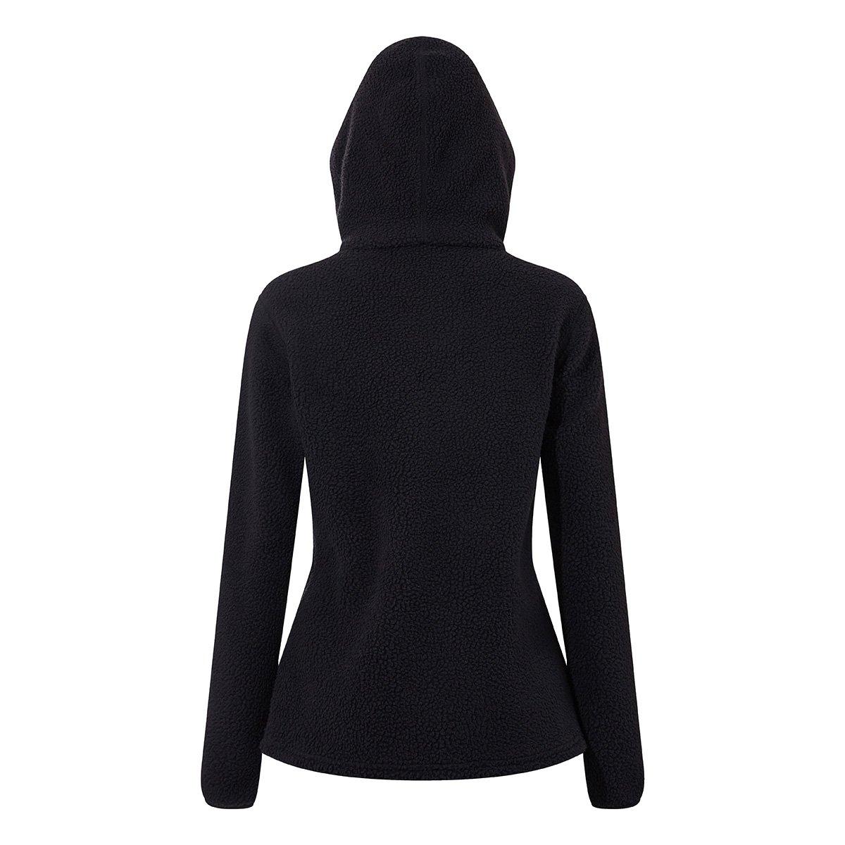 Women's Darria Full Zip Hooded Fleece - Black
