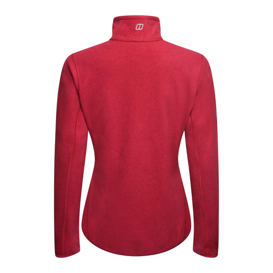 Women's Hendra Half Zip Fleece - Beet Pink