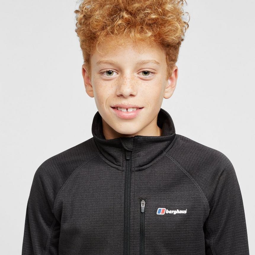Kids' Pravitale 1/2 Zip Fleece - Black