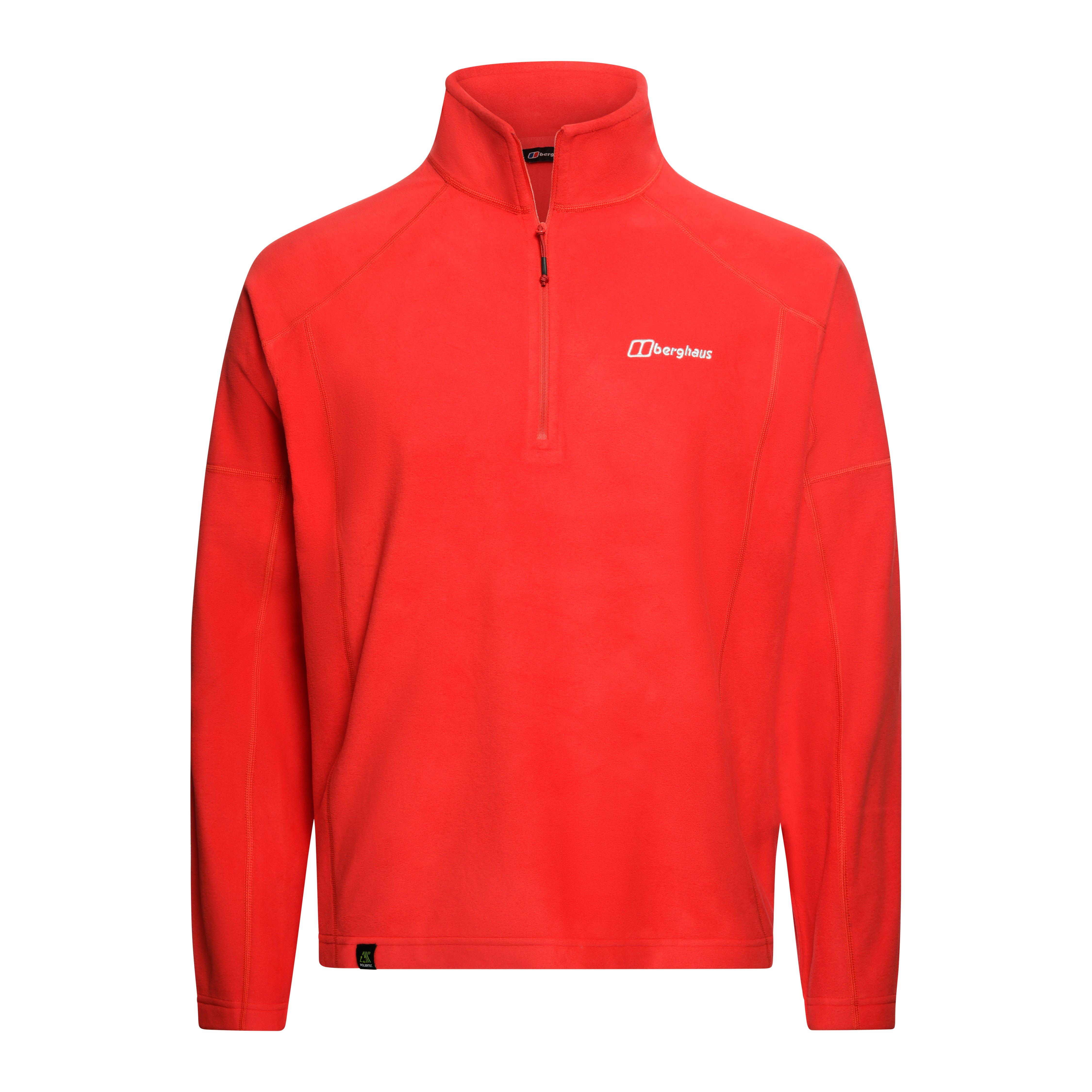 Men's Hartsop Eco 1/2 Zip Fleece - Red