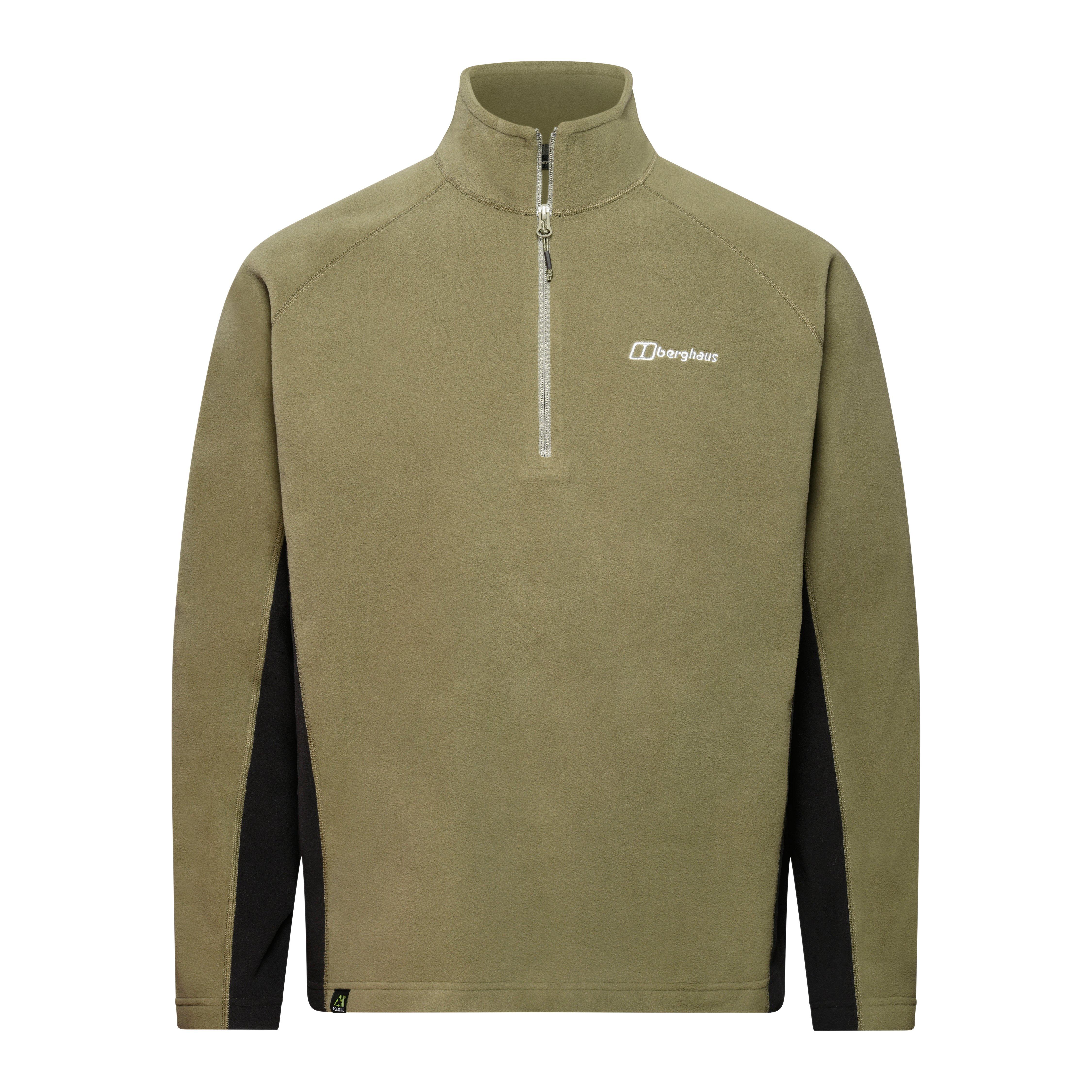 Men's Hartsop 1/2 Zip Fleece - Ivy Green / Jet Black