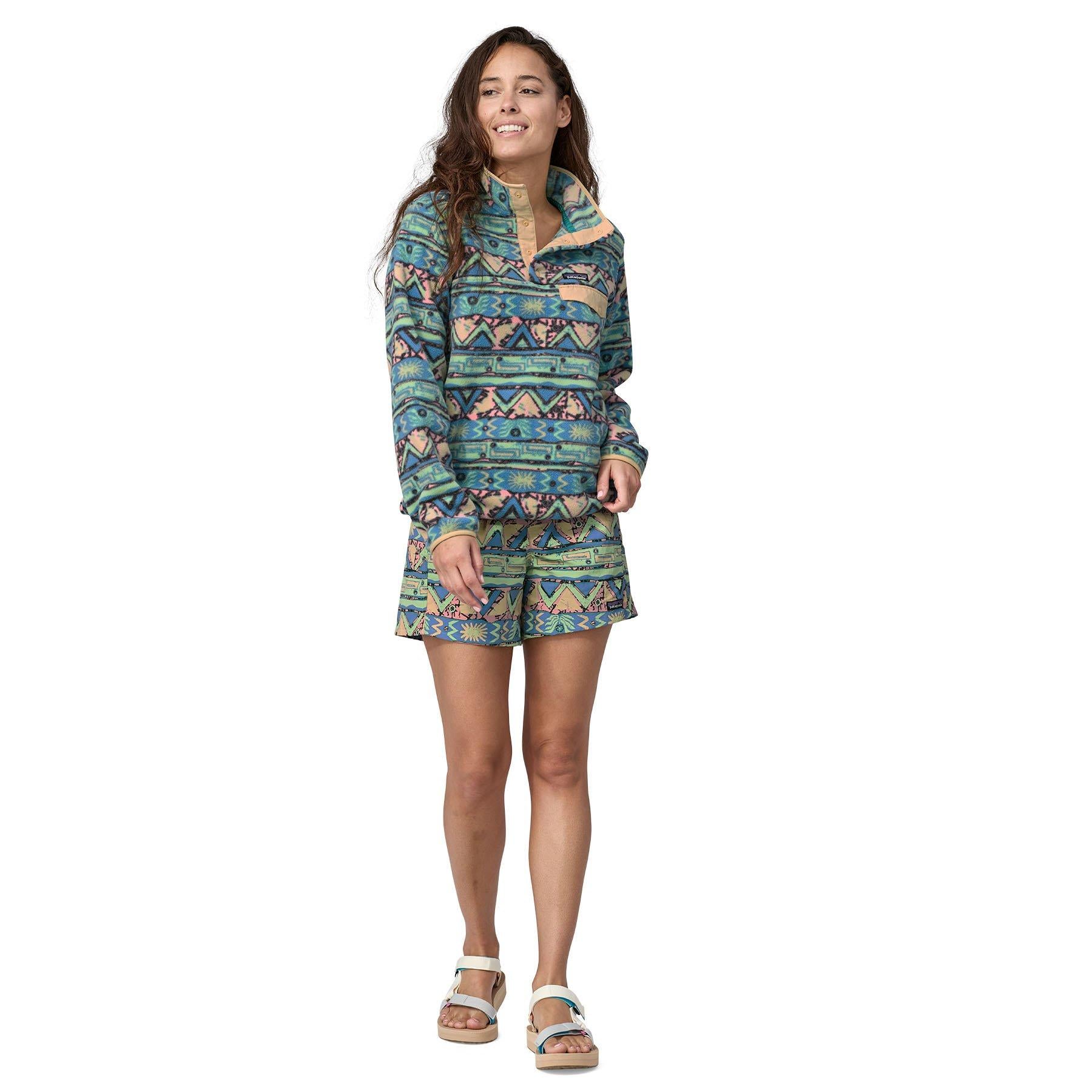 Women's Lightweight Synchilla Snap-T Pullover - High Hopes Geo