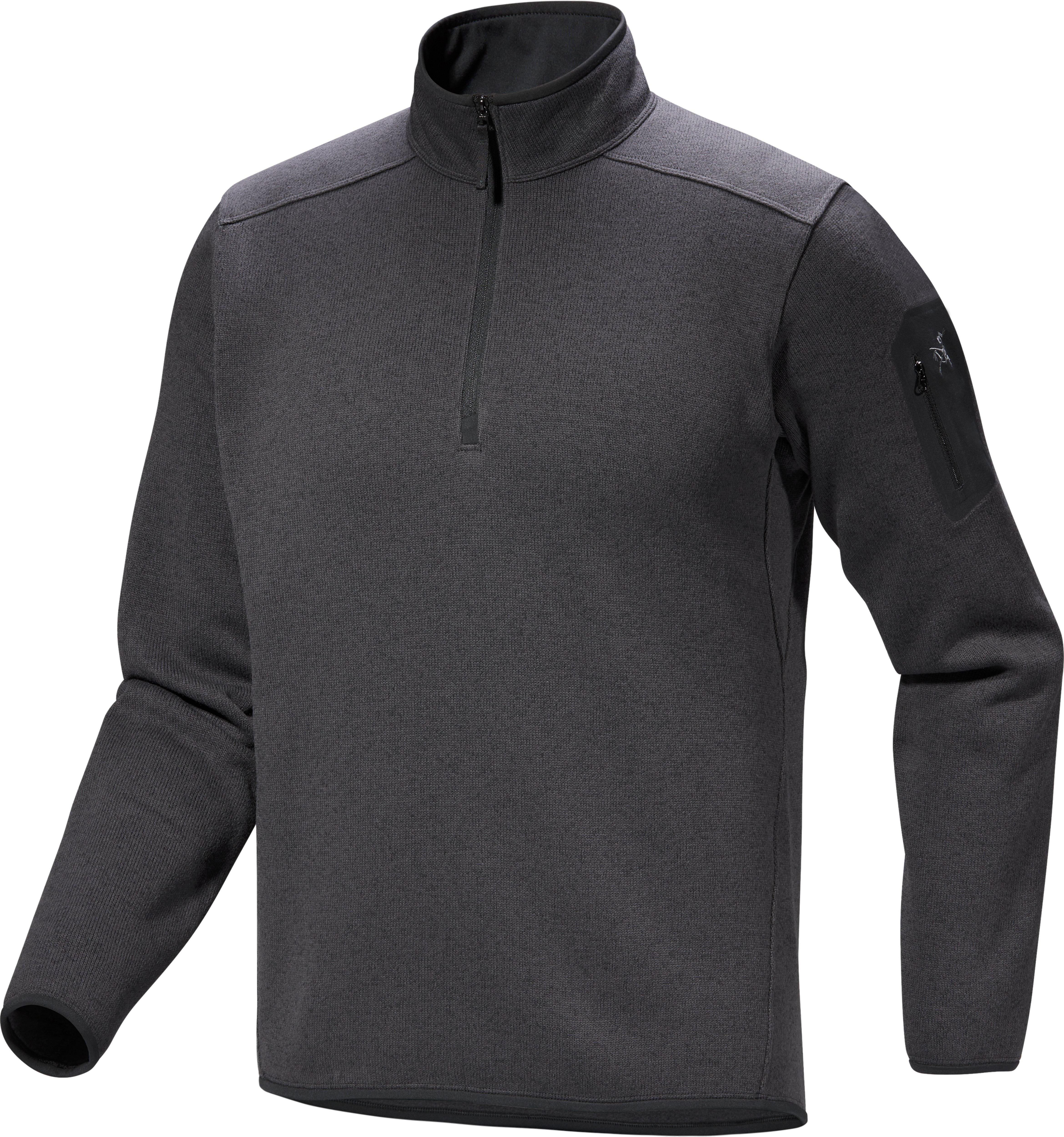 Men's Covert Half Zip - Black Heather II